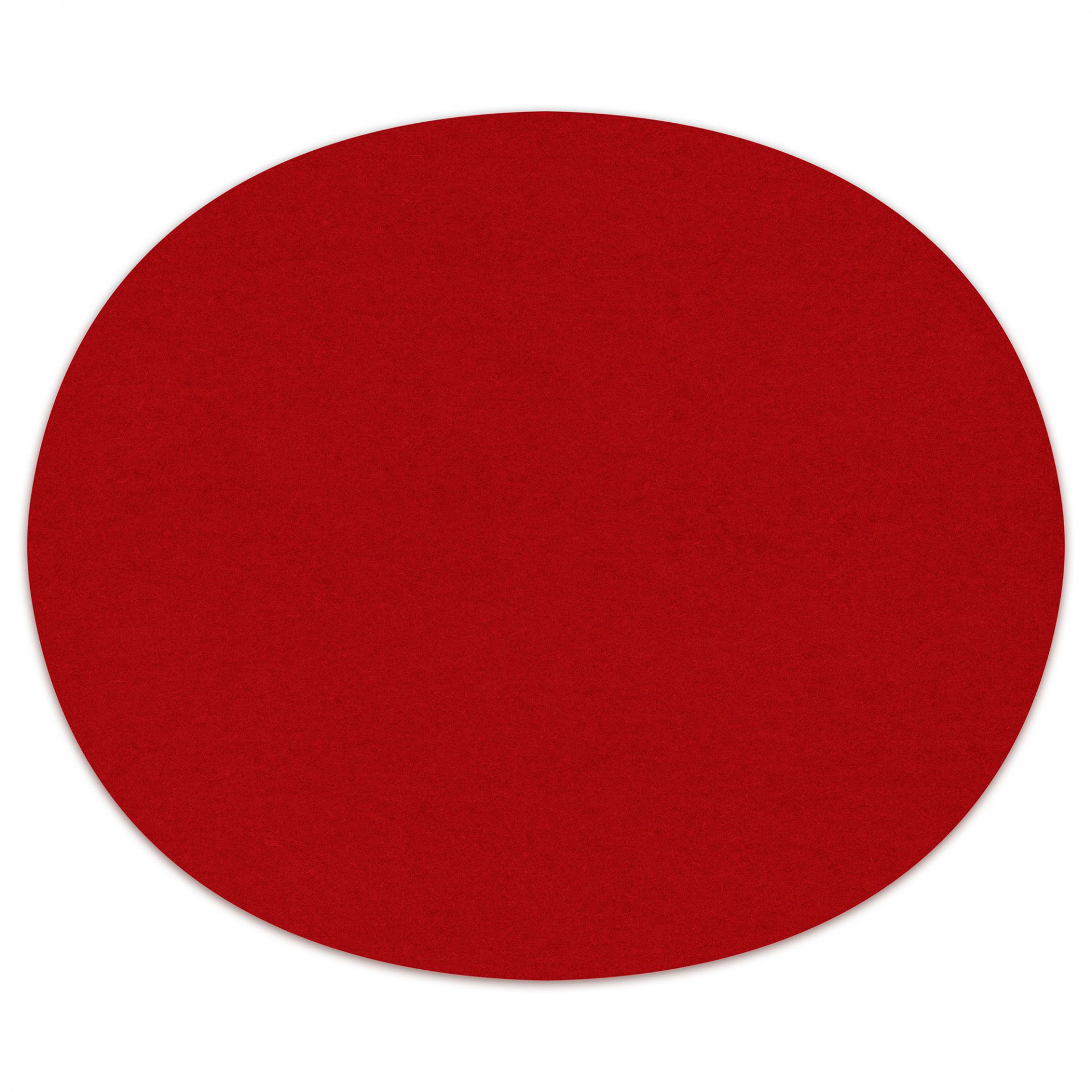 Sitzauflage - Filzauflage Fritz Hansen 3107 Siebener Stuhl Rot Hey Sign